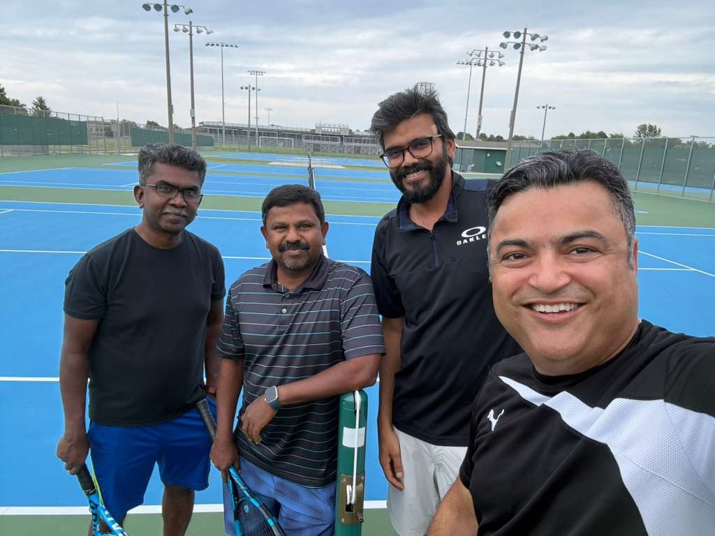 PTL Summer 2026 — Challengers Doubles · Group A — Team JK (Kumaran Sivapunniyam / Joe Devaasirvatham) vs Victorious Secret (Saroop Dey / Amit Singh) · Week 1 — 6-3, 5-7, 6-3