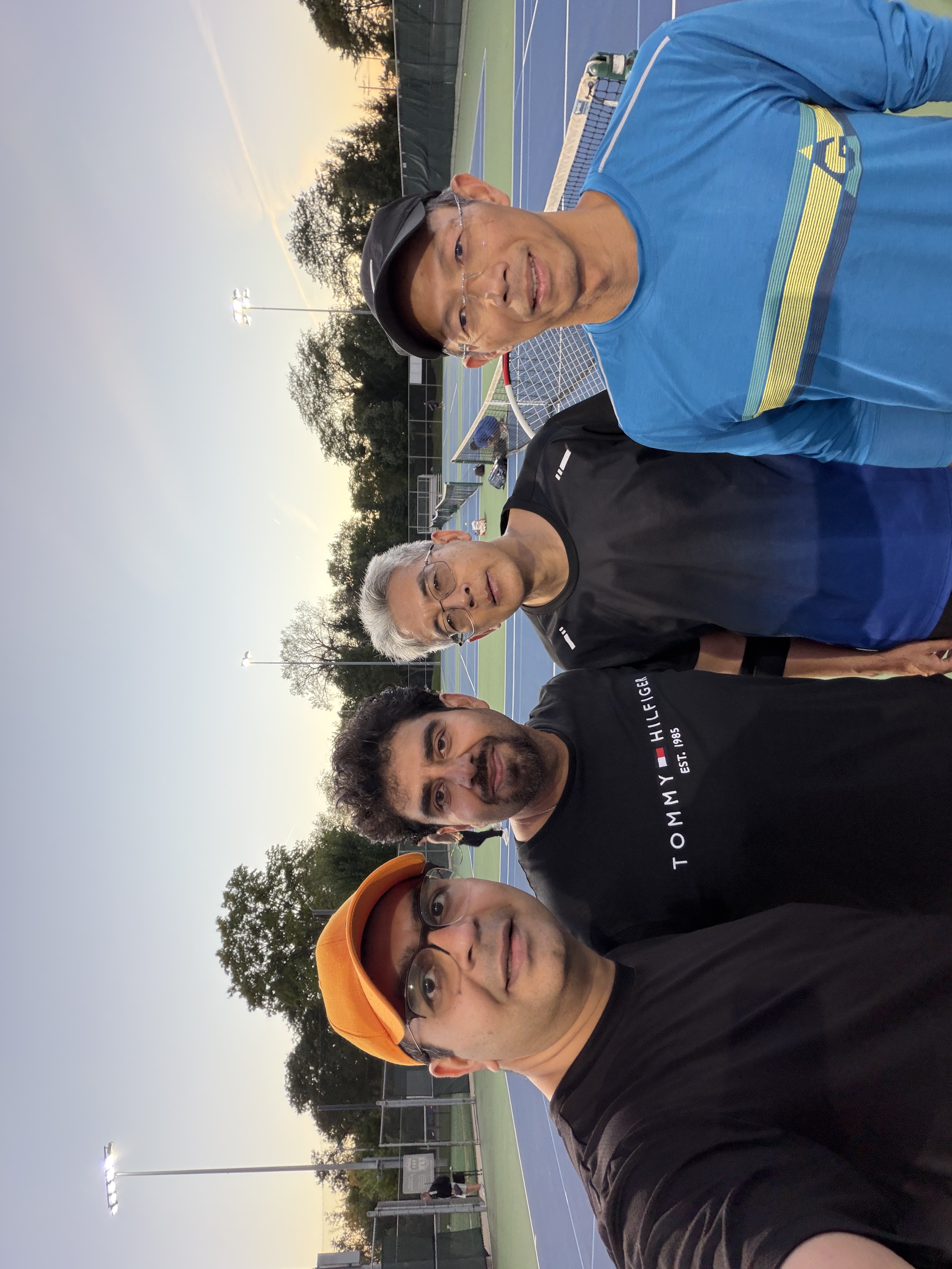 PTL Summer 2026 — Warriors Doubles · Group A & B — Blue Dragons (Peter Huang / Mike Shih) vs Team RaMa (Raman Arora / Maulik Bhagat) · Week 6 — 4-6, 2-6