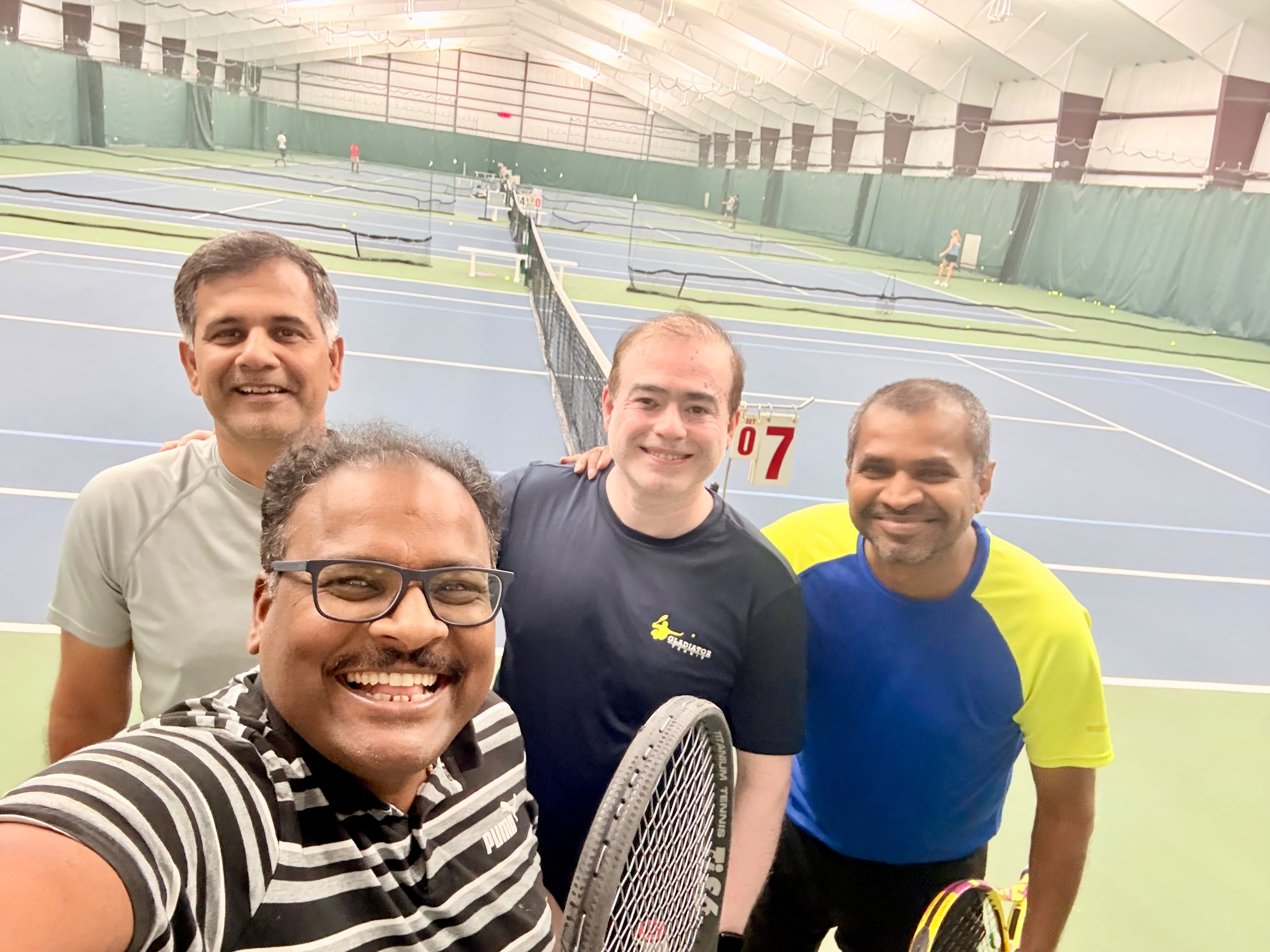 PTL Summer 2026 — Warriors Doubles · Group C & D — Deuce  Duo (Vishnu Subramaniyam / Srikanth Uppala) vs Team Thors (Sreekanth Bojja / Saurabh Nigam) · Week 5 — 2-6, 6-2, 3-4