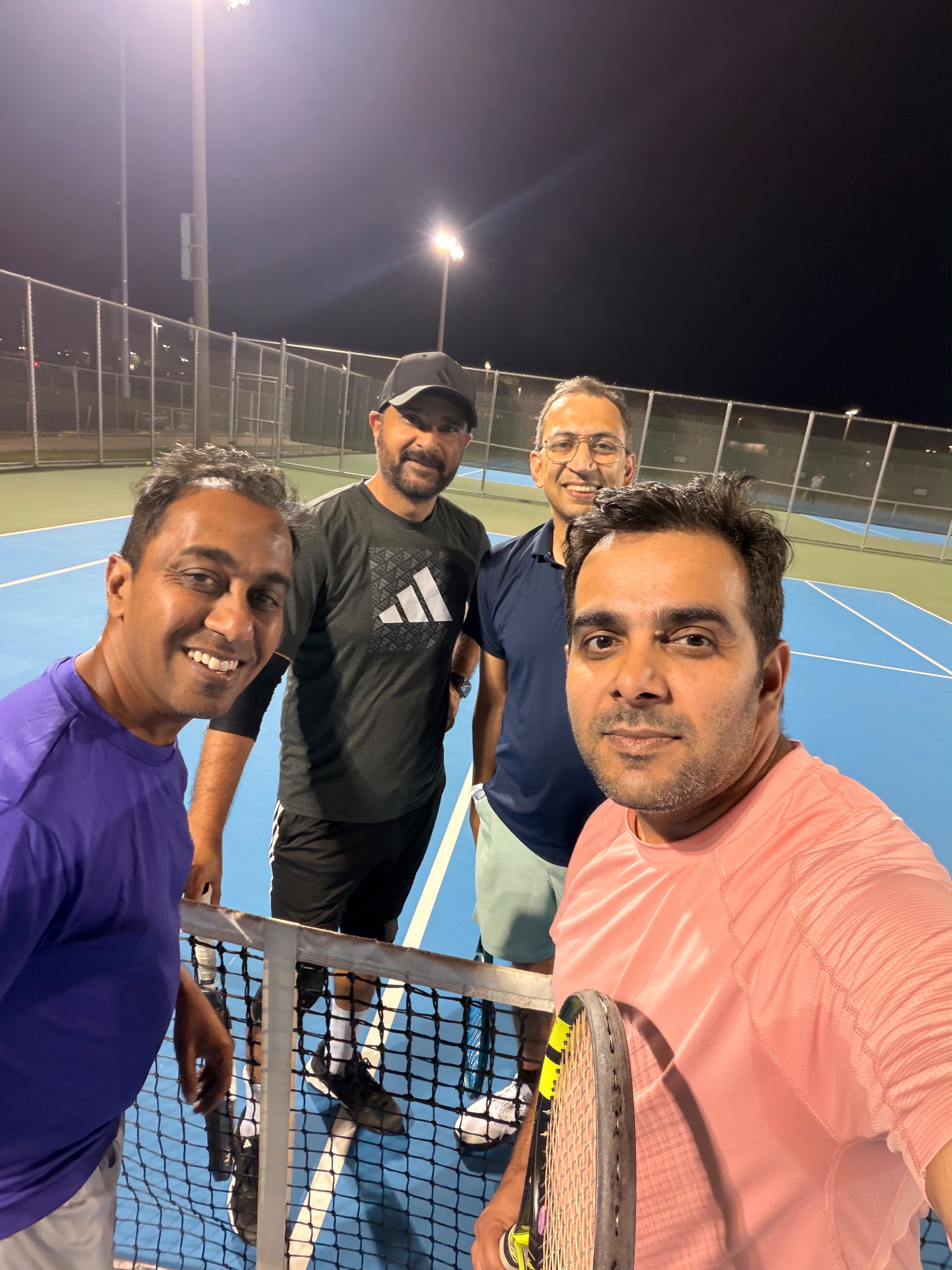 PTL Summer 2026 — Warriors Doubles · Group C & D — Federer Express (Vasu Bojja / Sumit Shewani) vs RT (Rishabh Kothari / Tavi Singh) · Week 5 — 7-5, 6-4