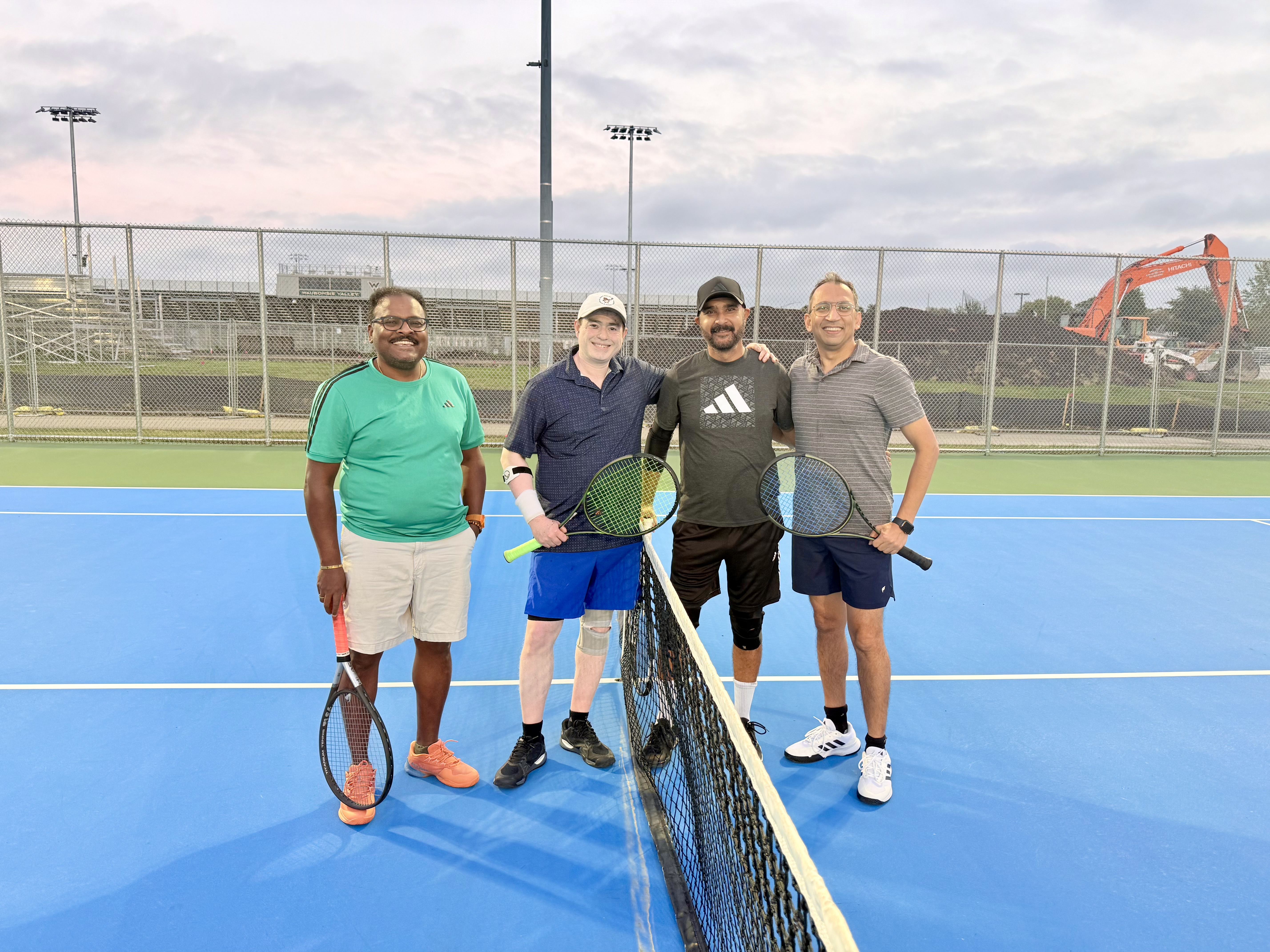 PTL Summer 2026 — Warriors Doubles · Group C & D — Team Thors (Sreekanth Bojja / Saurabh Nigam) vs RT (Rishabh Kothari / Tavi Singh) · Week 4 — 6-3, 6-3