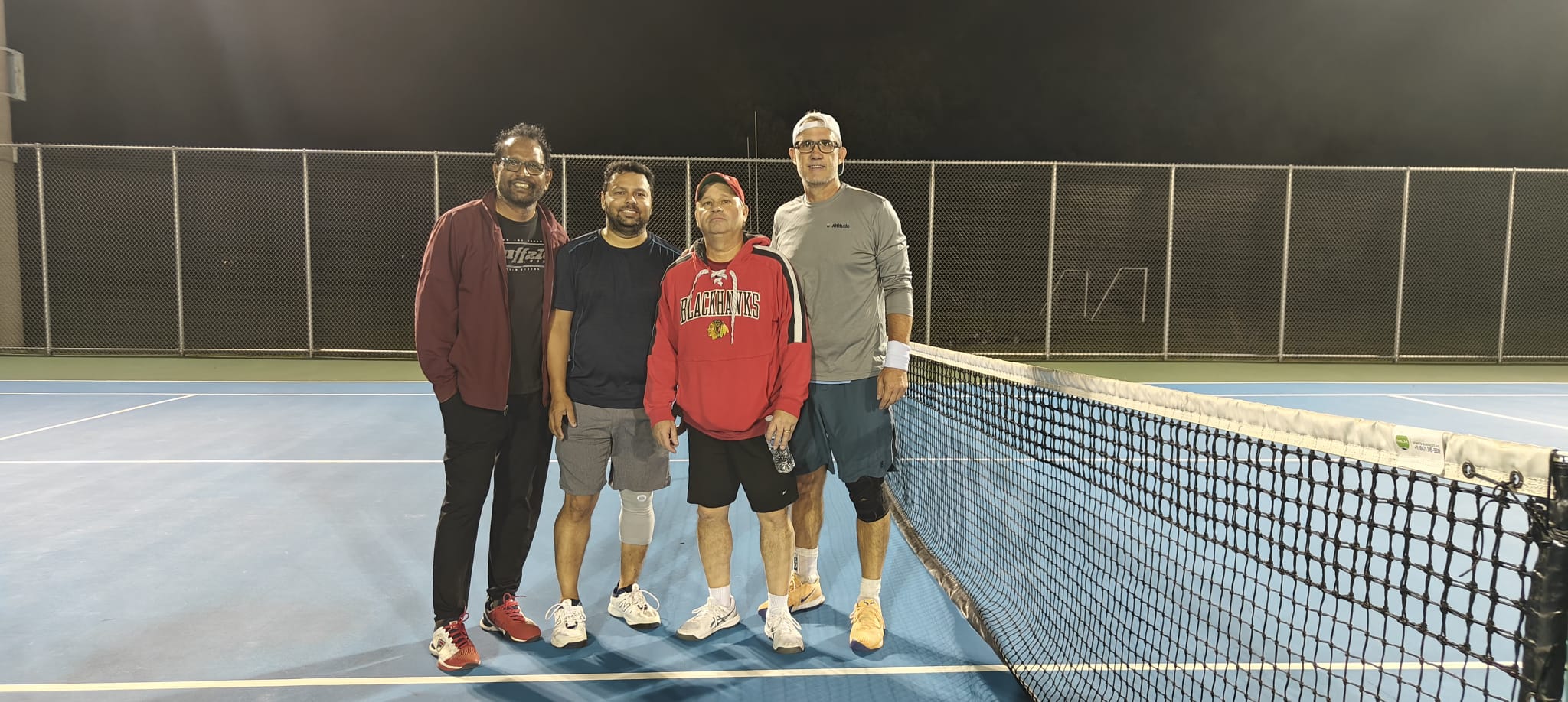 PTL Summer 2026 — Warriors Doubles · Group C & D — Court Jesters (Jay Naffziger / Ken Scaliatine) vs Bears (Khalil Ruknoddin / Srinivasa Pilla) · Week 5 — 4-6, 3-6